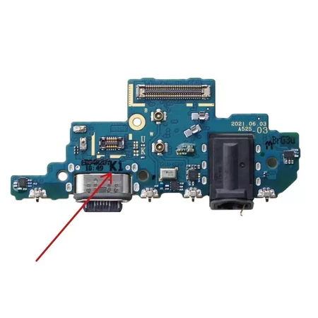 USB-C charging connector board + headphone connector + microphone (ver. K1) for Samsung Galaxy A52s 5G