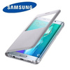 Samsung Galaxy S6 edge+ S View Cover phone case - silver