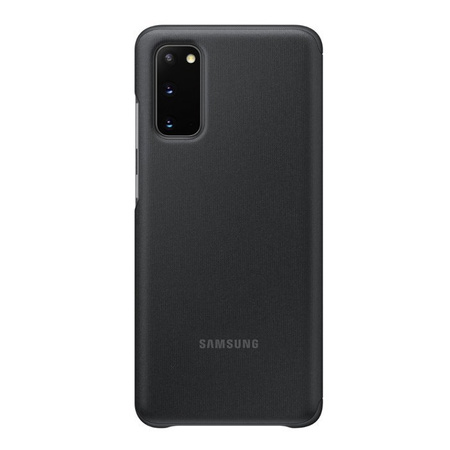 Samsung Galaxy S20 Smart Clear View Phone Case - black 