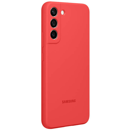 Etui na telefon Samsung Galaxy S22 Plus Silicone Cover - czerwone (Glow Red)