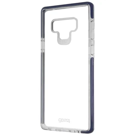 Etui na telefon Samsung Galaxy Note 9 GEAR4 Piccadilly - transparentny z niebieską ramką