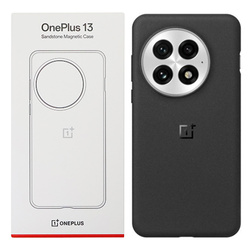 OnePlus 12R Sandstone Bumper Case - black