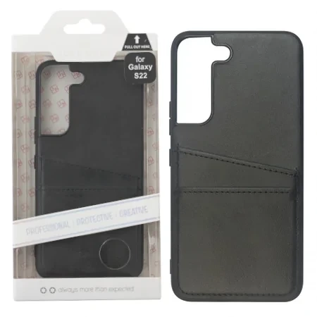 Samsung Galaxy S22 Just Must Y Pocket phone case - black