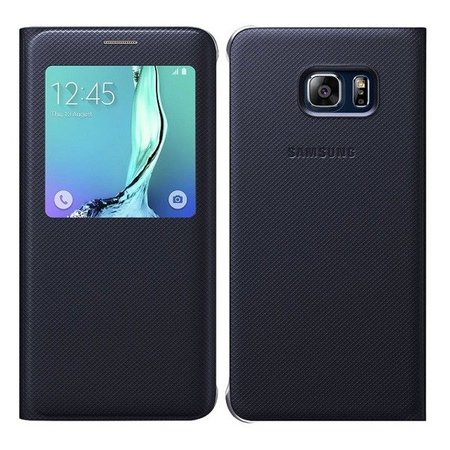 Samsung Galaxy S6 Edge Plus S View Cover phone case - navy blue