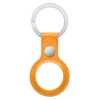 Apple AirTag Leather Key Ring - bright orange (California Poppy)