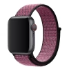 Apple Watch 38/ 40/ 41 mm Nike Sport Loop Strap - Black/Pink (Pink Blast/ True Berry)