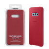 Samsung Galaxy S10e Leather Cover phone case - red