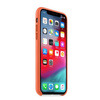 Etui skórzane Apple iPhone X Leather Case - oranż (Bright Orange) [OUTLET]