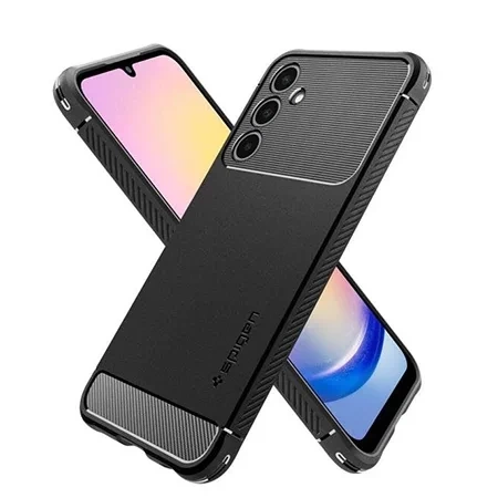 Spigen Rugged Armor Samsung Galaxy A25 5G phone case - black