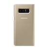 Samsung Galaxy Note 8 Clear View Standing Cover phone case - gold [OUTLET]