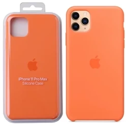 Apple iPhone 11 Pro Max Silicone Case - Orange (Vitamin C)