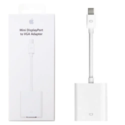Apple adapter from Mini DisplayPort to VGA connector - white