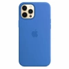 Apple iPhone 12 Pro Max Silicone Case MagSafe - Blue (Capri Blue)