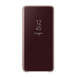 Samsung Galaxy S9 Plus Clear View Standing Phone Case - Gold [OUTLET]