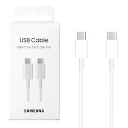 Kabel z USB-C na USB-C Samsung 1 m - biały 5A