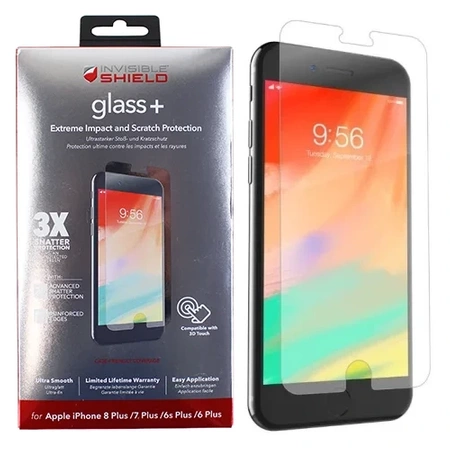 Szkło hartowane do Apple iPhone 6 Plus/ 6s Plus/ 7 Plus/ 8 Plus Zagg Glass+ Case Friendly