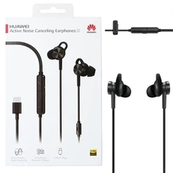 Słuchawki z mikrofonem Huawei ANC Earphones 3 USB-C - czarne