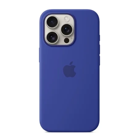 Apple iPhone 16 Pro Silicone Case MagSafe - Blue (Ultramarine)