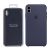 Apple iPhone XS Max etui silikonowe MRWG2ZM/A  - granatowe (Midnight Blue)