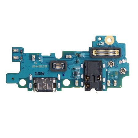 Samsung Galaxy A42 5G board with USB-C charging connector + headphone connector + microphone