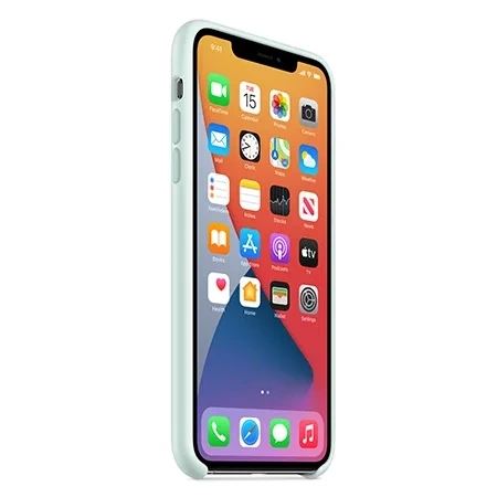 Apple iPhone 11 Pro Max Silicone Case - Blue (Seafoam)