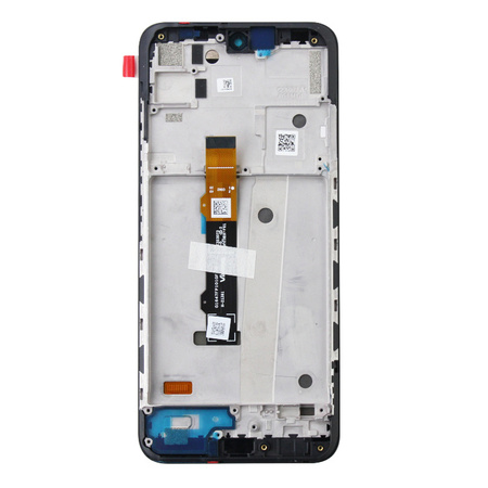 Motorola Moto G71 original LCD display with bezel - black