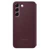Samsung Galaxy S22 Plus etui Smart Clear View Cover EF-ZS906CEEGWW -  burgundowe