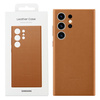 Samsung Galaxy S23 Ultra Leather Phone Case - brown