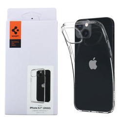 Apple iPhone 14 silicone case Spigen Liquid Crystal ACS05033 - transparent