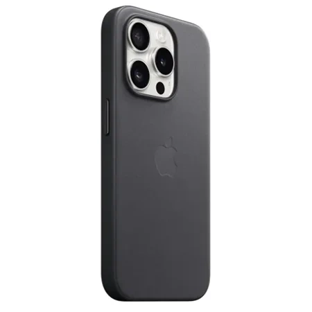 Apple iPhone 15 Pro FineWoven Case MagSafe - Black (Black)