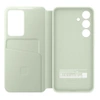 Samsung Galaxy S24 Smart View Wallet Phone Case - Green (Light Green)