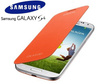 Samsung Galaxy S4 Flip Cover phone case - orange