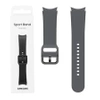 Silicone strap for Samsung Galaxy Watch 4/ 4 Classic/ 5/ 5 Pro/ 6/ 6 Classic Sport Band One Click 20 mm M/L - Graphite (Graphite)