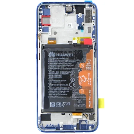 LCD display with frame and battery for Huawei P Smart Z - Blue (Blue)