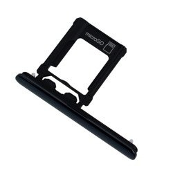 Sony Xperia XZ Premium szufladka karty micro-SD - czarna