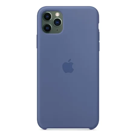 Apple iPhone 11 Pro Max Silicone Case MagSafe - Blue (Linen Blue)