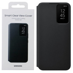 Samsung Galaxy S22 Smart Clear View Phone Case - black