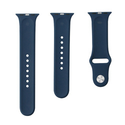 Apple Watch 1/ 2/ 3/ 4/ 5/ 6/ 7 Series 38/ 40/ 41 mm pasek Silicone Sport MKUE3AM/A - niebieski (Abyss Blue)