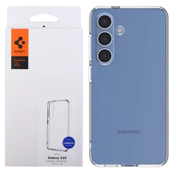 Spigen Liquid Crystal silicone phone case for Samsung Galaxy S24 - transparent