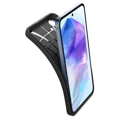 Spigen Liquid Air phone case for Samsung Galaxy A55 5G - black (Matte Black)