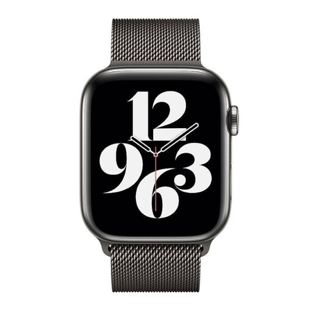 Apple Watch 1/ 2/ 3/ 4/ 5/ 6/ 7 Series 42/ 44/ 45 mm Milanese Loop Bracelet MYAQ2ZM/A - Graphite (Graphite)  