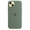 Apple iPhone 15 Plus Silicone Case MagSafe - Green (Cypress)