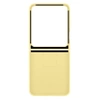 Samsung Galaxy Z Flip6 Silicone Phone Case with Ring - Yellow