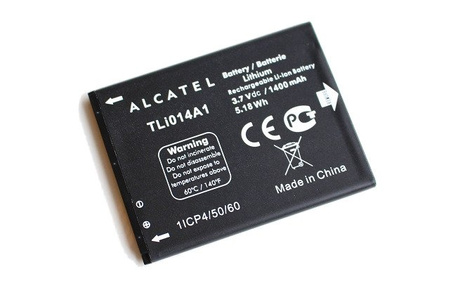 Genuine battery for Alcatel One Touch S Pop/ M'Pop/ Fire TLi014A1 - 1400 mAh 