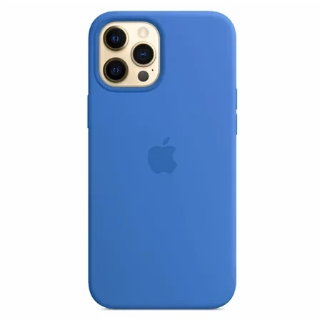 Apple iPhone 12 Pro Max Silicone Case MagSafe - Blue (Capri Blue)