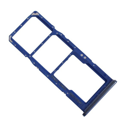 Samsung Galaxy A70 SIM card and micro-SD memory card drawer - blue