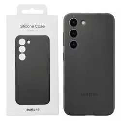 Silikonowe etui Samsung Silicone Case do Galaxy S23 - zielone