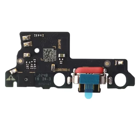 Board with USB-C charging connector and microphone for Motorola Moto E13