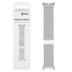 Bransoleta Samsung Galaxy Watch 4/ Watch 5 44 mm Milanese Band - srebrna