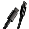 Baseus Tungsten Gold 100W 5A USB-C to USB-C cable - black 1m